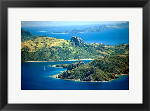 Framed Kuata and Wayasewa Islands, Yasawa Group, Fiji Print