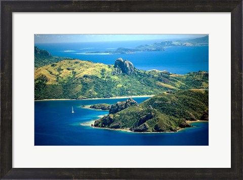 Framed Kuata and Wayasewa Islands, Yasawa Group, Fiji Print