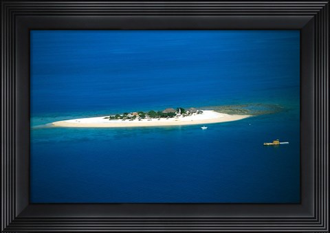 Framed Aqualand, Mamanuca Islands, Fiji Print