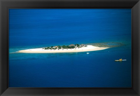 Framed Aqualand, Mamanuca Islands, Fiji Print