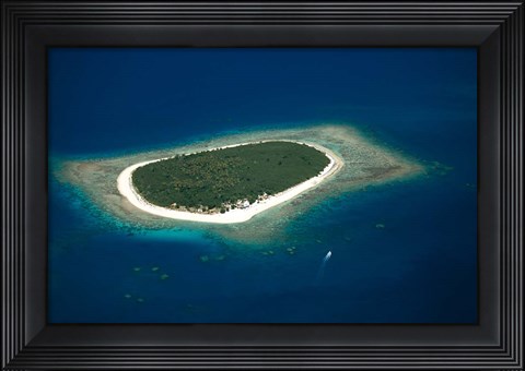Framed Mamanuca Island Group, Mamanuca Islands, Fiji Print