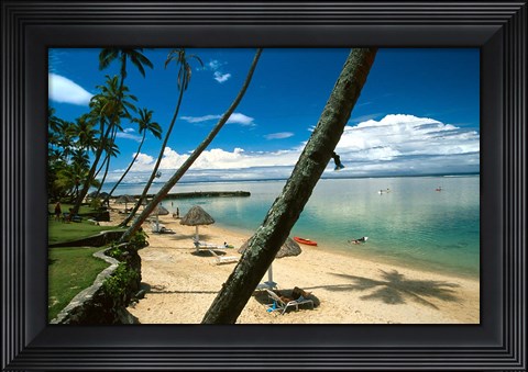 Framed Warwick Fiji Resort, Coral Coast, Fiji Print