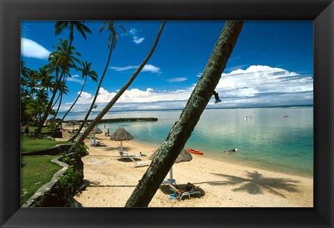 Framed Warwick Fiji Resort, Coral Coast, Fiji Print