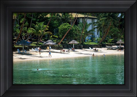 Framed Warwick Fiji Resort, Fiji Print