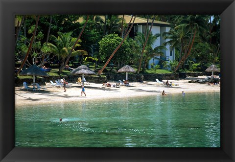 Framed Warwick Fiji Resort, Fiji Print