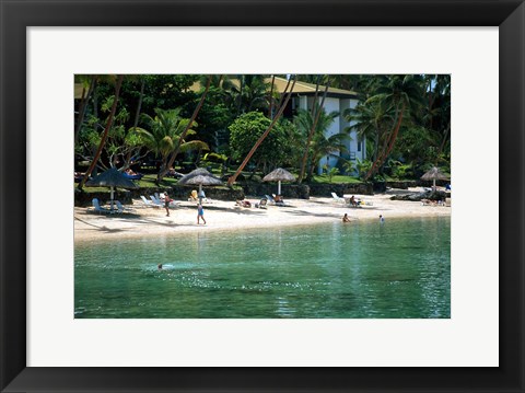 Framed Warwick Fiji Resort, Fiji Print
