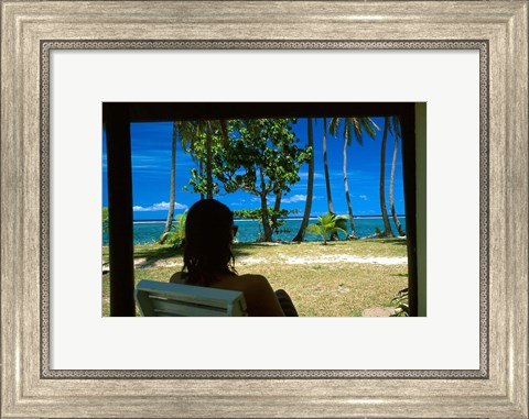 Framed Tambua Sands, Coral Coast, Fiji Print