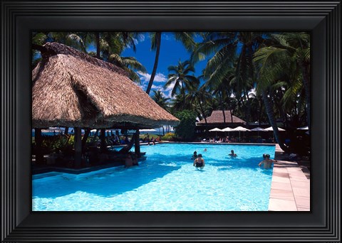 Framed Sheraton Royal Denarau Resort, Denarau Island, Fiji Print