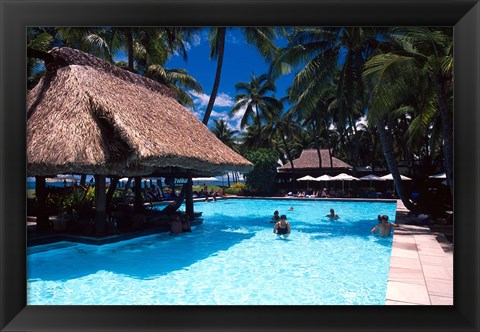 Framed Sheraton Royal Denarau Resort, Denarau Island, Fiji Print