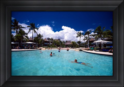 Framed Pool, Sheraton Denarau Villas, Denarau Island, Fiji Print