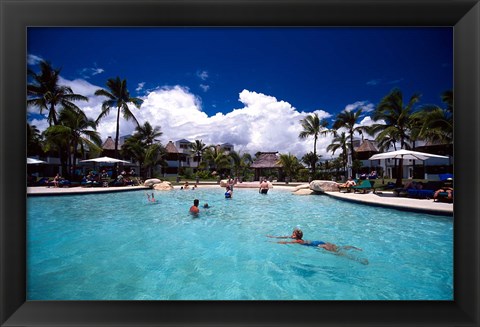 Framed Pool, Sheraton Denarau Villas, Denarau Island, Fiji Print