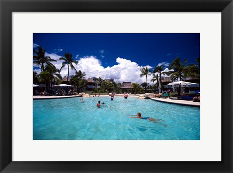 Framed Pool, Sheraton Denarau Villas, Denarau Island, Fiji Print