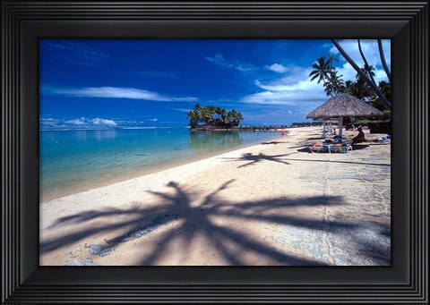 Framed Warwick Fiji Resort, Coral Coast, Fiji Print