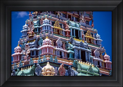 Framed Sri Suva Subramaniya Swami Temple, Nadi, Fiji Print