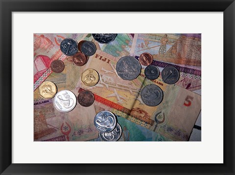 Framed Fiji Currency Print
