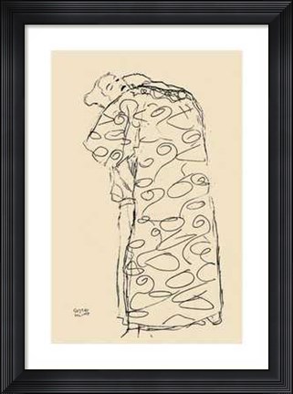 Framed Fulfillment, c.1908 (charcoal study) Print