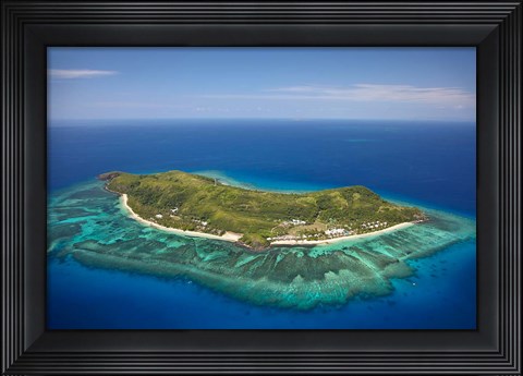 Framed Tokoriki Island, Mamanuca Islands, Fiji Print