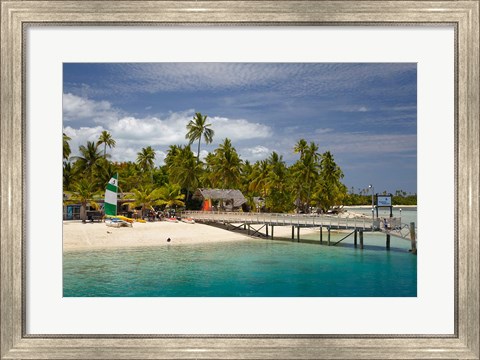 Framed Plantation Island Resort,  Fiji Print