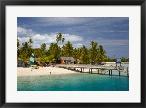 Framed Plantation Island Resort,  Fiji Print