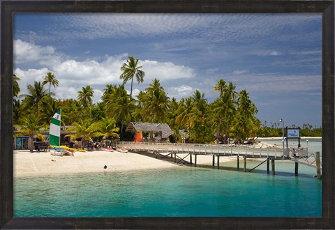 Framed Plantation Island Resort,  Fiji Print