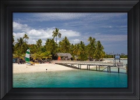 Framed Plantation Island Resort,  Fiji Print