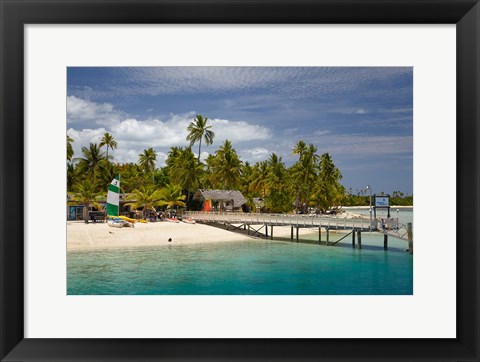 Framed Plantation Island Resort,  Fiji Print