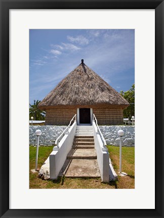 Framed Meeting House, Solevu Village, Malolo Island, Fiji Print