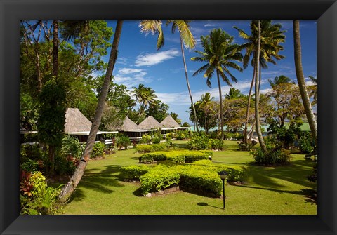 Framed Crusoe&#39;s Retreat, Viti Levu, Fiji Print