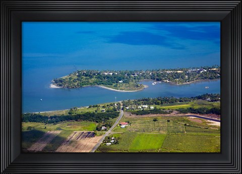 Framed Sonaisali Island Resort, Viti Levu, Fiji Print