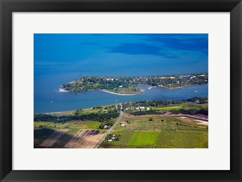 Framed Sonaisali Island Resort, Viti Levu, Fiji Print