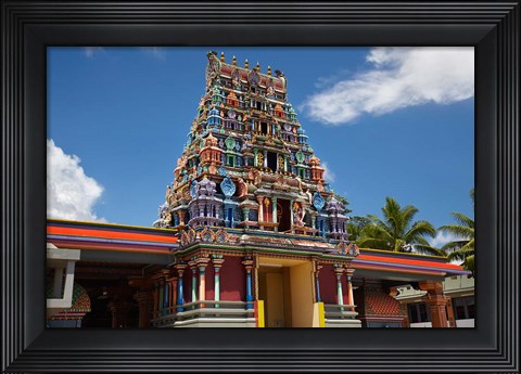 Framed Sri Siva Subramaniya Swami Temple, Viti Levu, Fiji Print