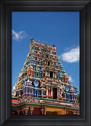 Framed Close up of Sri Siva Subramaniya Swami Temple, Viti Levu, Fiji Print