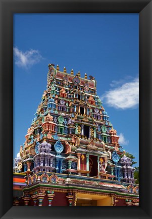 Framed Close up of Sri Siva Subramaniya Swami Temple, Viti Levu, Fiji Print