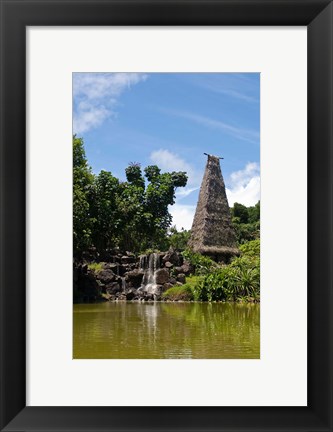 Framed Fiji, Viti Levu, Polynesian Cultural Center Print