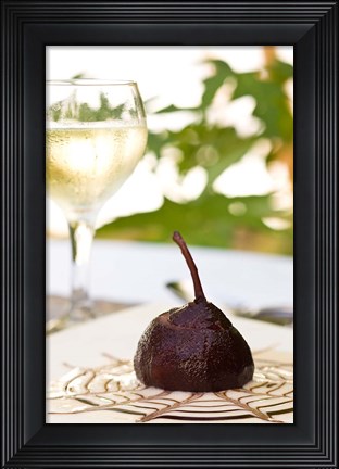 Framed Exotic desserts and meals, Beqa Lagoon Resort, Beqa Island, Fiji Print