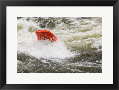 Framed Kayaking, Farmington River, Connecticut Print