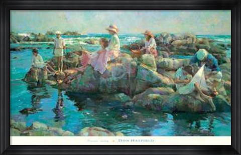 Framed Summer Outing Print