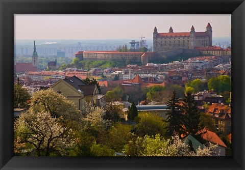 Framed Bratislava Castle, Bratislava, Slovakia Print