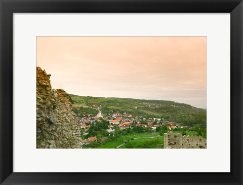 Framed Devin Castle by the River, Bratislava, Slovakia Print