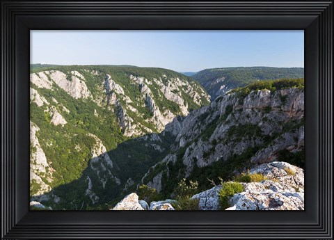 Framed Gorge of Zadiel in the Slovak karst, Slovakia Print