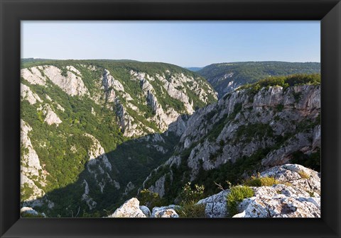 Framed Gorge of Zadiel in the Slovak karst, Slovakia Print