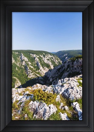 Framed Gorge of Zadiel in the Slovak karst, National Park Slovak Karst, Slovakia Print
