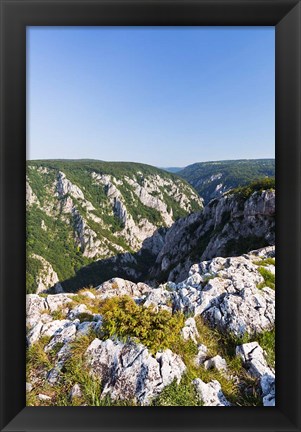 Framed Gorge of Zadiel in the Slovak karst, National Park Slovak Karst, Slovakia Print