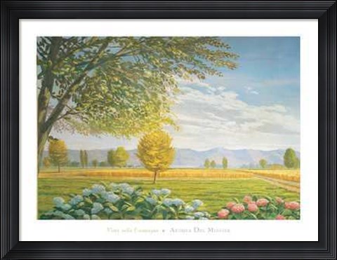 Framed Vista Sulla Campagna Print