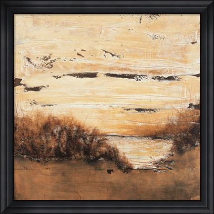 Framed Evenings Amber II Print