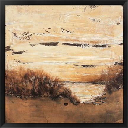 Framed Evenings Amber II Print