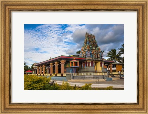 Framed Hindu temple, Nadi, Viti leva, Fiji Print