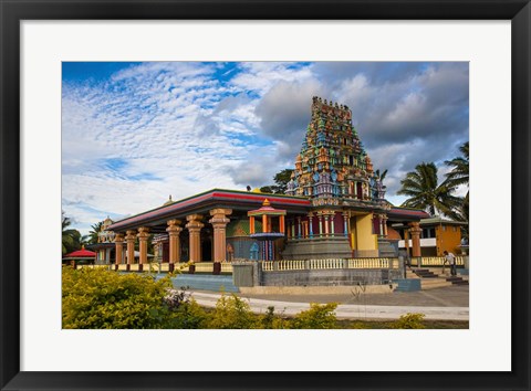 Framed Hindu temple, Nadi, Viti leva, Fiji Print