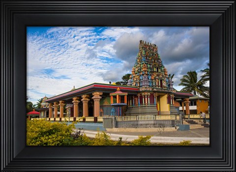 Framed Hindu temple, Nadi, Viti leva, Fiji Print