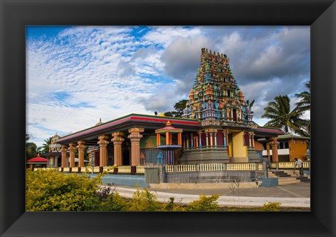 Framed Hindu temple, Nadi, Viti leva, Fiji Print